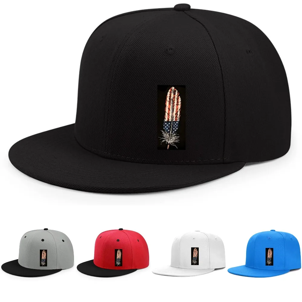 Trendy and Fashionable Outdoor Casual Versatile Sports-style Bonus Item Flat-brim Hat, Unisex Design for Daily Streetwear, Print