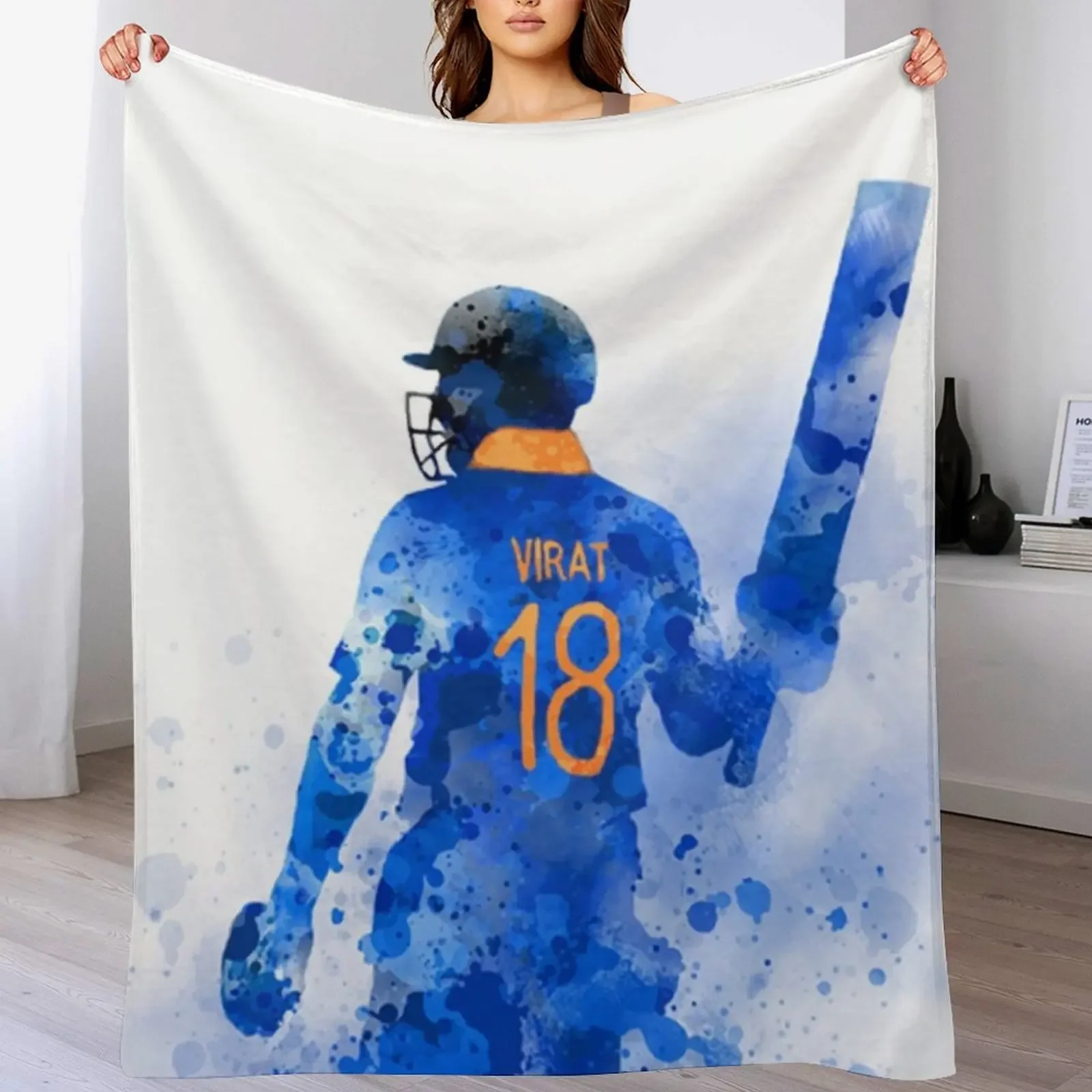 

Virat Kohli 2#081022 Throw Blanket Weighted Decorative Throw Softest Luxury Brand Blankets