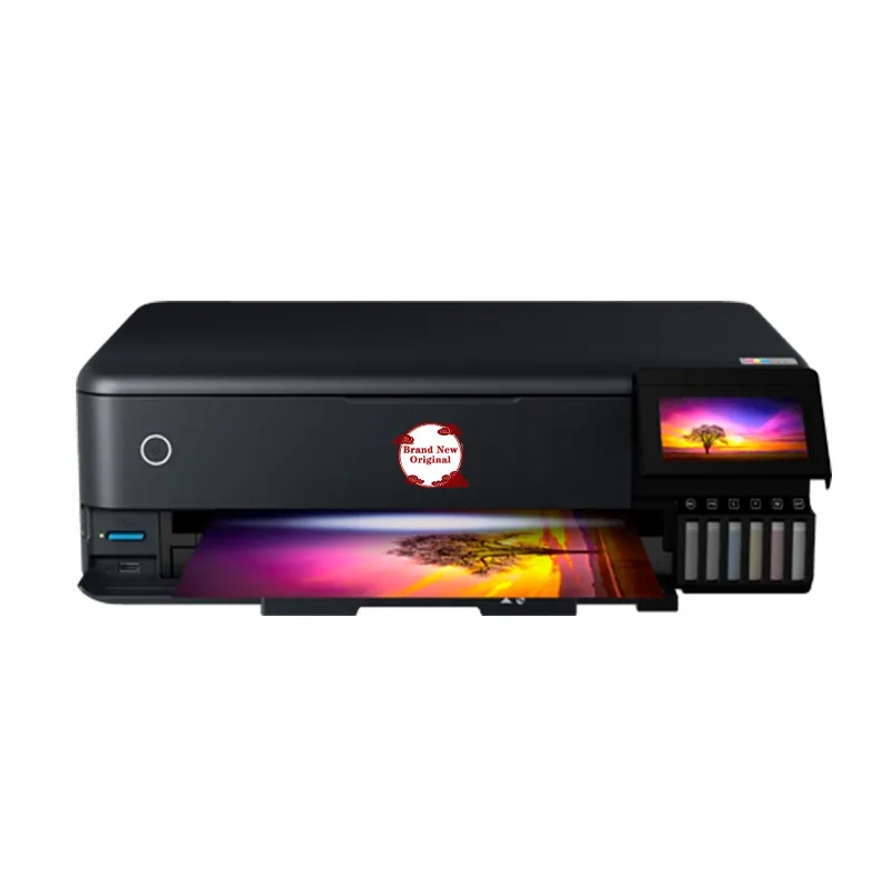 6-Color high-end all-in-one photo printer with USB port, ink can type inventory