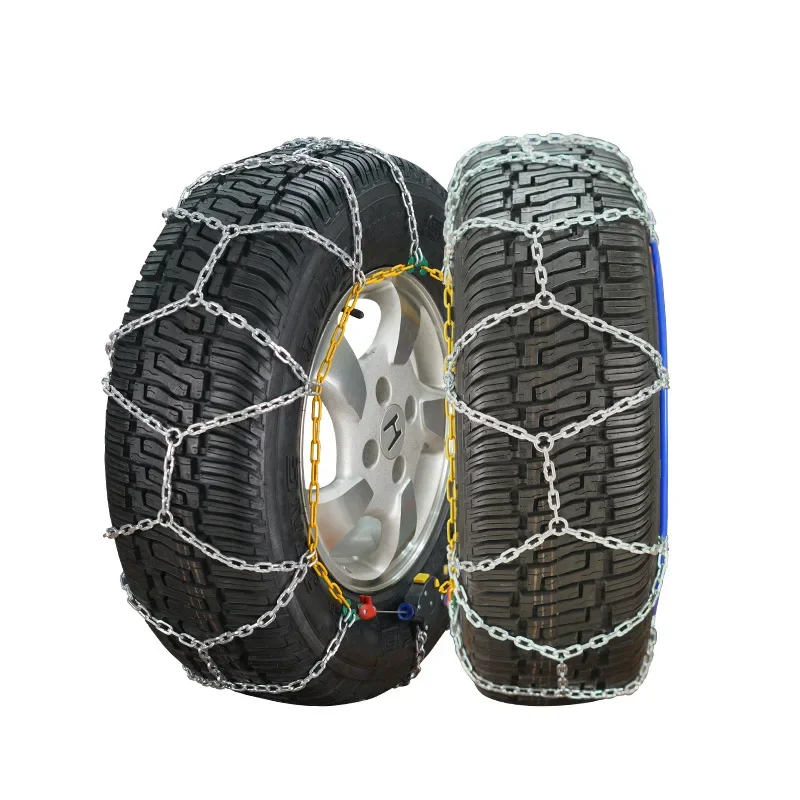 Auto tires automatically tighten anti skiing ground chains