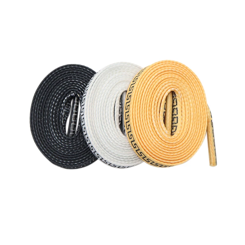 3 Colors 8MM Perfect Shoelaces Easy Wearing Black White Golden Shoe Cords Women Sneakers Boots Fashion Laces Zapatillas Mujer