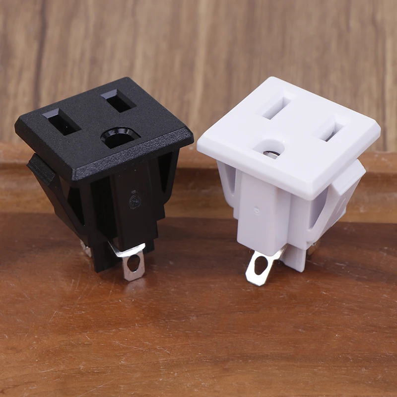 Noir blanc 125v 15a US 5-15R AC PDU UPS prise de courant 3p panneau électrique américain prise prise ca Type B