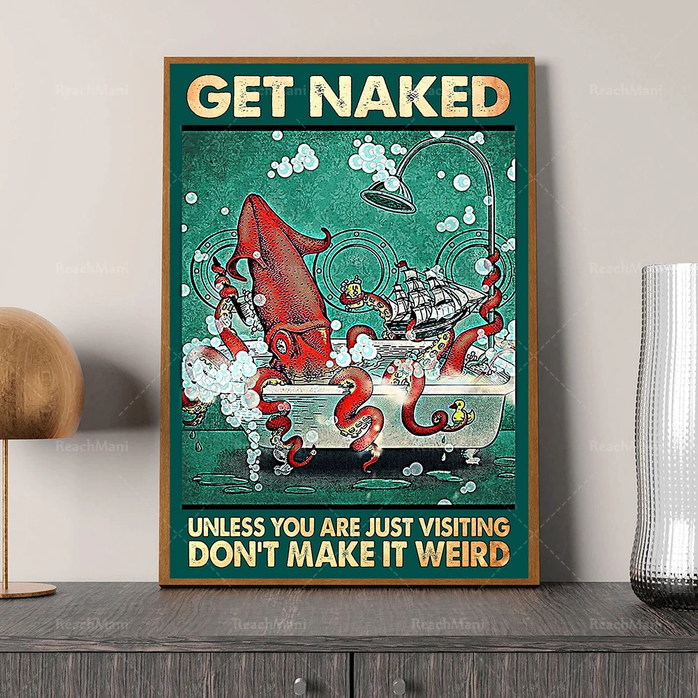 Póster con la frase 'Despúas, - Home Bathroom Painting Ideas reseña y precio