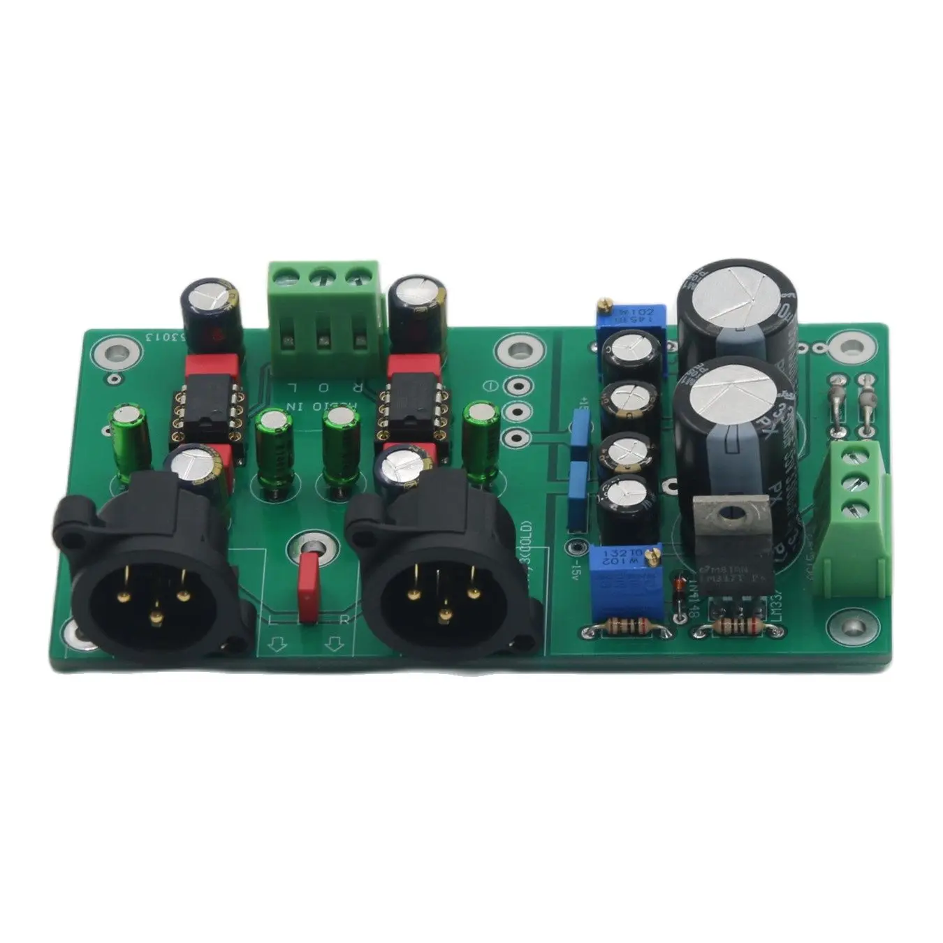 

INA137PA HiFi Audio Balance To Single-Ended XLR to RCA Finished Board (Dual Channel, With Power Supply)