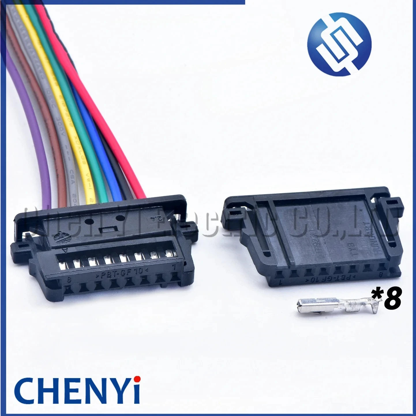 8 Pin Automotive Connectors Reversing Light Display Screen Indoor top lamp Wire harness Plug 0-1719221-1 3D0972708A 3D0 972 708A