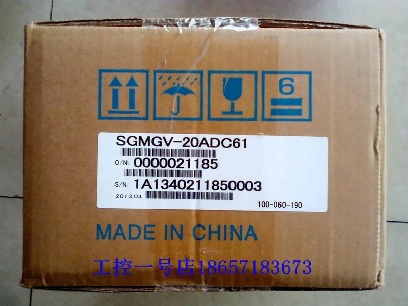 Original Japanese Yaskawa Servo Motor Sigma 5 Series 1.8KW SGMGV-20ADC61 New Genuine One-year Warranty
