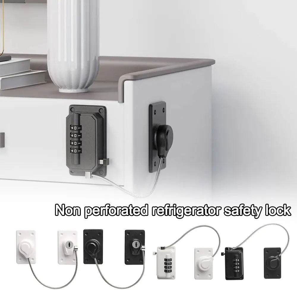 Anti-pinch Hand Safety Lock Adjustable Unisex Protection Refrigerator Door Coded Lock No Drilling Window Digital Password Lock