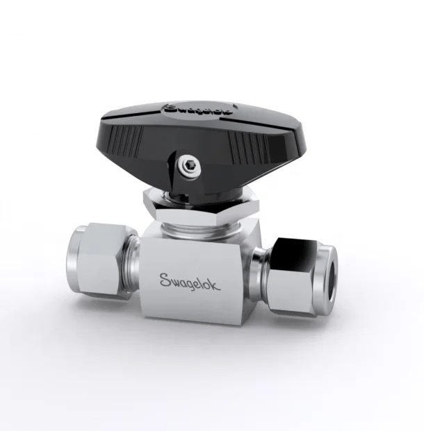 

2025 New Swagelok Stainless Steel 3-Piece High Pressure 3-Way Trunnion Ball Valves - SS-83XPS4