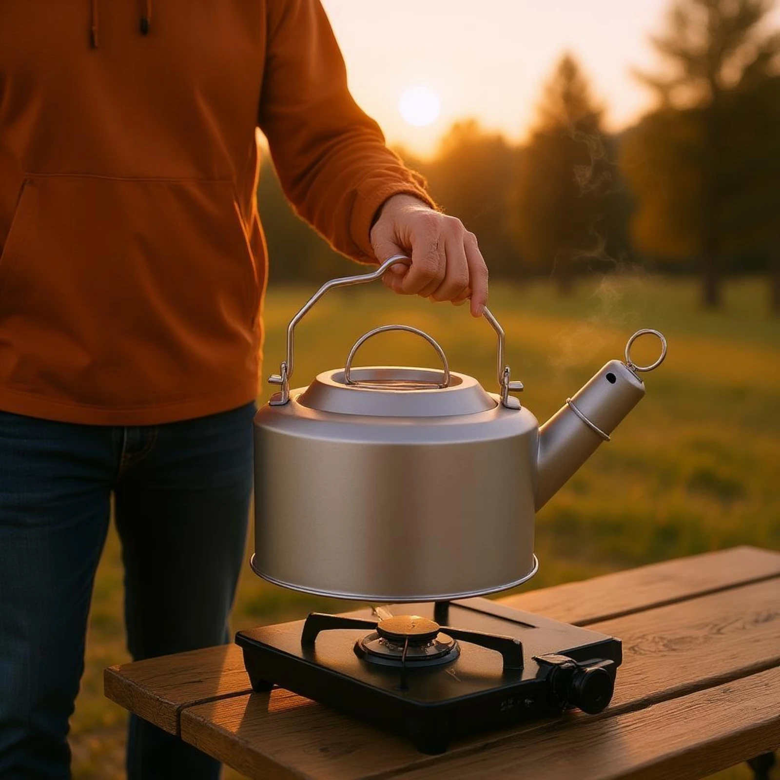 Titanium Whistling Kettle Whistle Loop Whistling Tea Kettle Cookware Sturdy Kitchenware Rust-Resistant