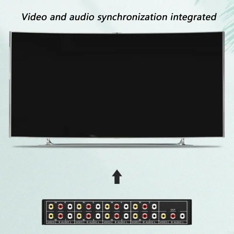 8Port 3RCA Audios V…