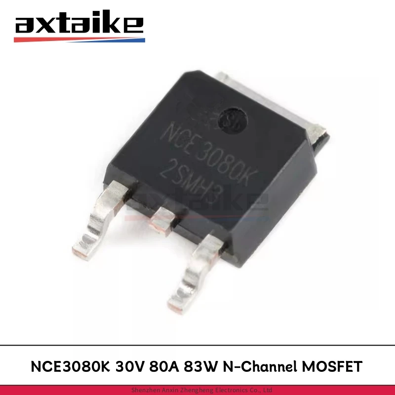 10PCS NCE3080K TO-252 DPAK 30V 80A 83W NCE3080 SMD N-Channel Enhancement Mode Power MOSFET Transistor