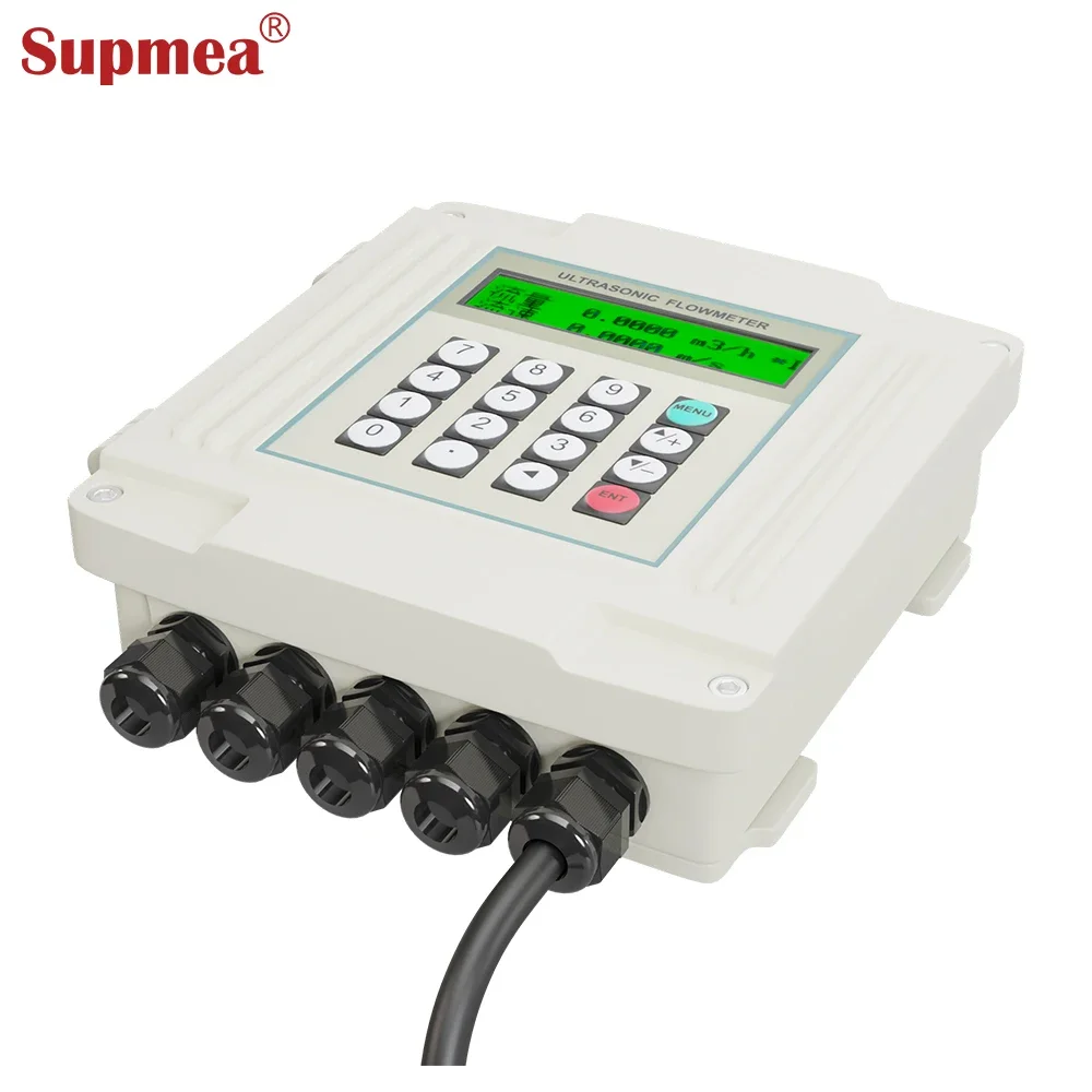 Hot Selling Non-contact Flow Monitoring Micro Flow Meter Portable Clamp on Ultrasonic Flow Meter for Water Oil for