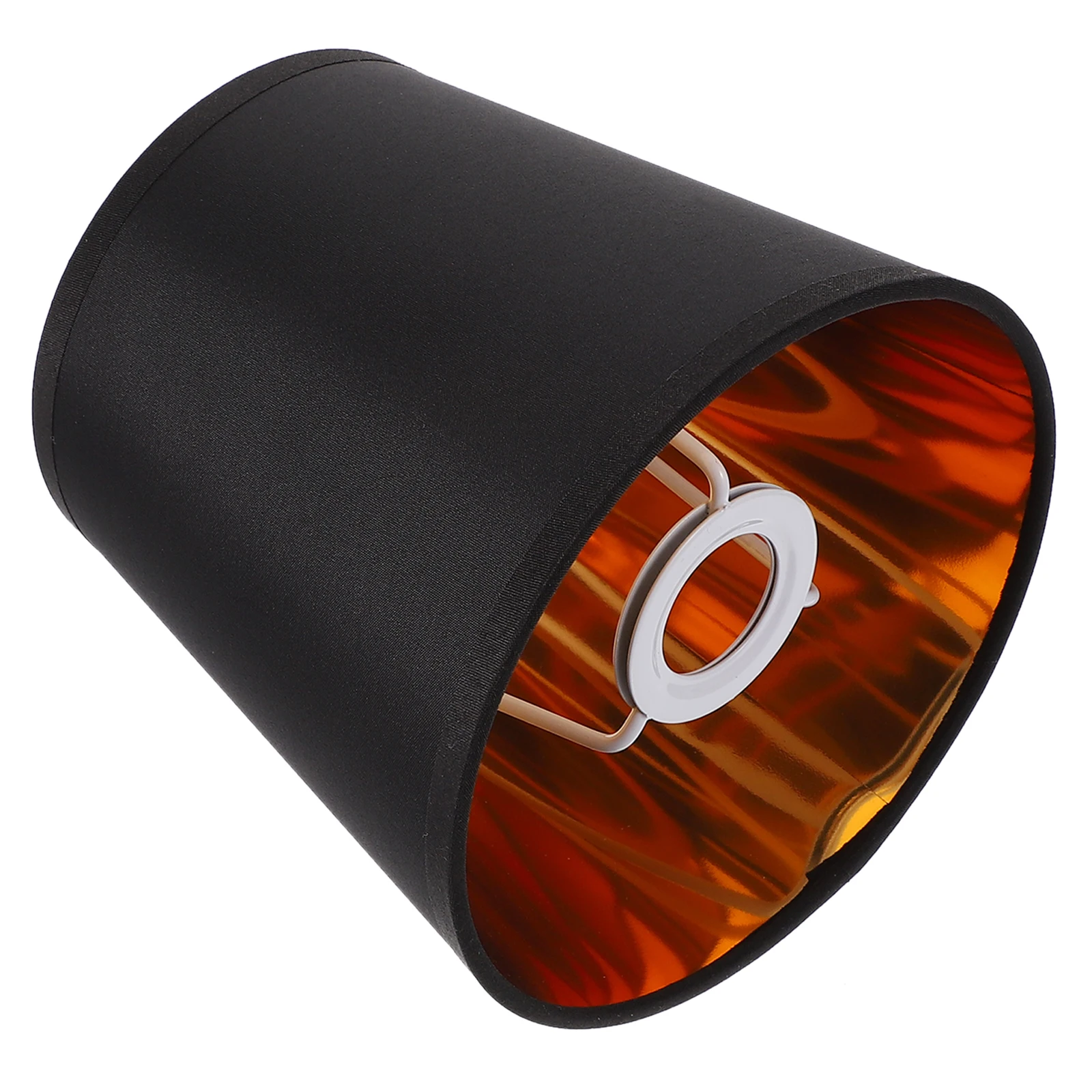 

E14 Fabric Lamp E14 Cloth Lampshade Cover Black Gold Cloth Cover for Table Pendant Decor