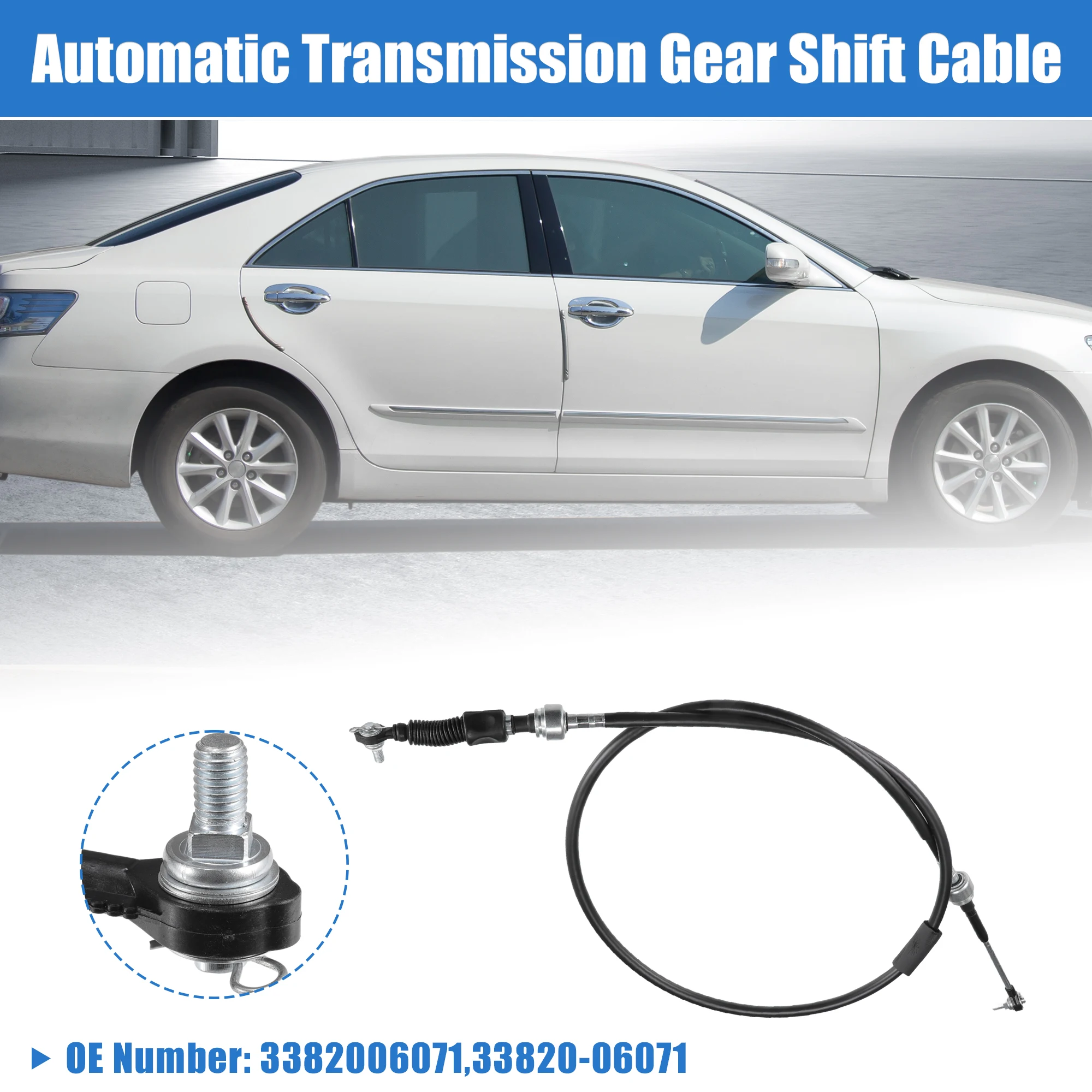 

UXCELL Auto Car Transmission Gear Shift Cable No.3382006071 for Toyota Camry 1997-2001