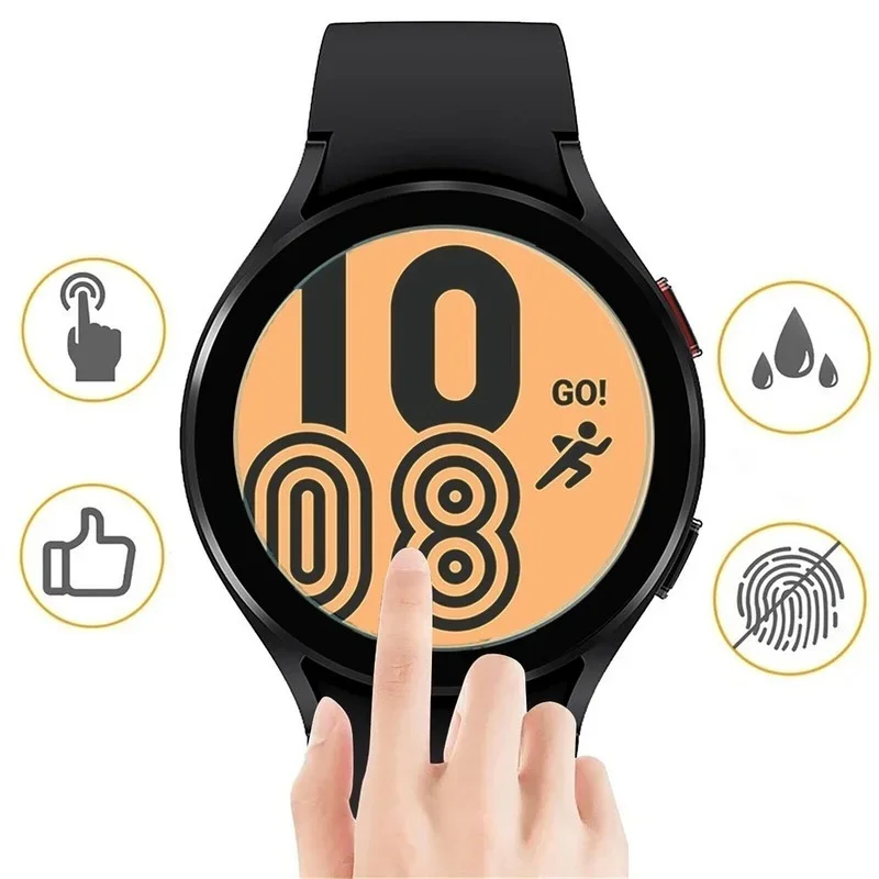 Закаленное стекло 9H для Samsung Galaxy Watch 4 5 Pro 40/44 мм Classic 42/46 мм Watch 3 41/45 мм, защитная пленка от царапин HD для экрана