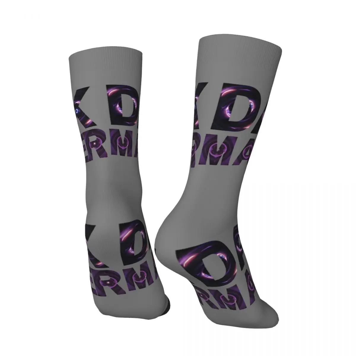 Crazy compression Dark Matter Dark Energy In The Space Sock for Men Harajuku Pearl Jam Quality Pattern Crew Sock Novelty