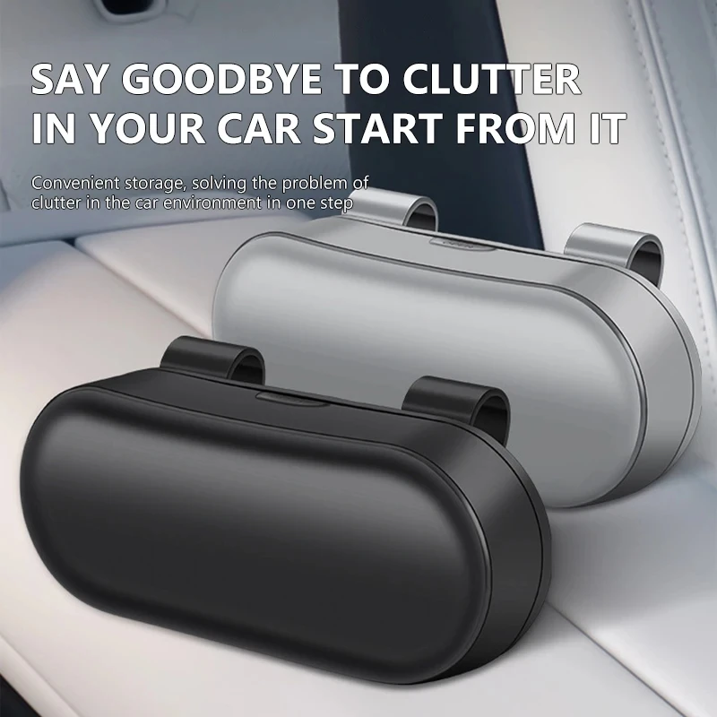 Car Sun Visor Glasses Case Anti-Scratch Sunglasses Storage Box Glasses Holder Organizer Universal for 99% Car Models image 5