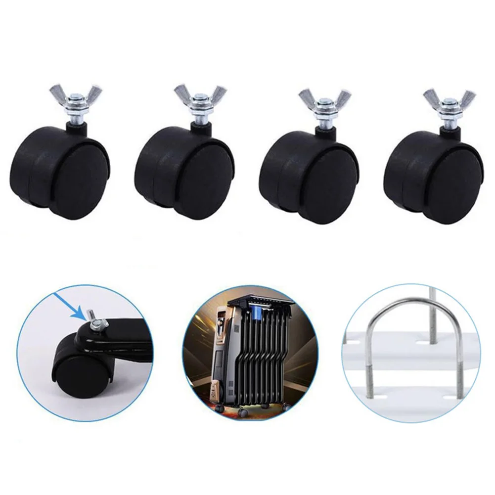 1.5 Inches Electric Heater Casters Casters For Electric Heater Caster Wheels For Heaters For Electric Oil Heater