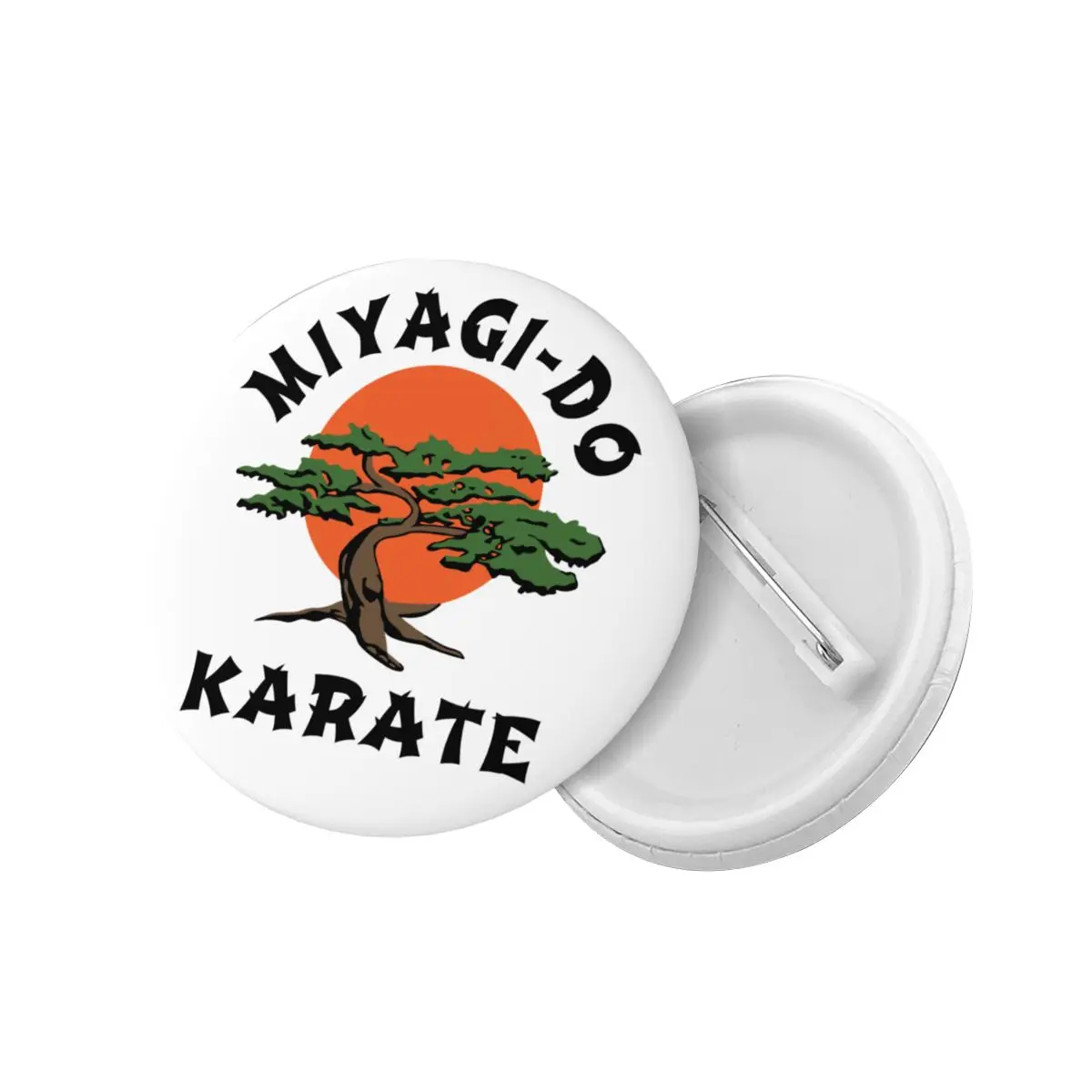 Miyagi Karate Cobra Kai Pin Back Buttons Custom Brooch Badge for Clothes Pinback Birthday Gift