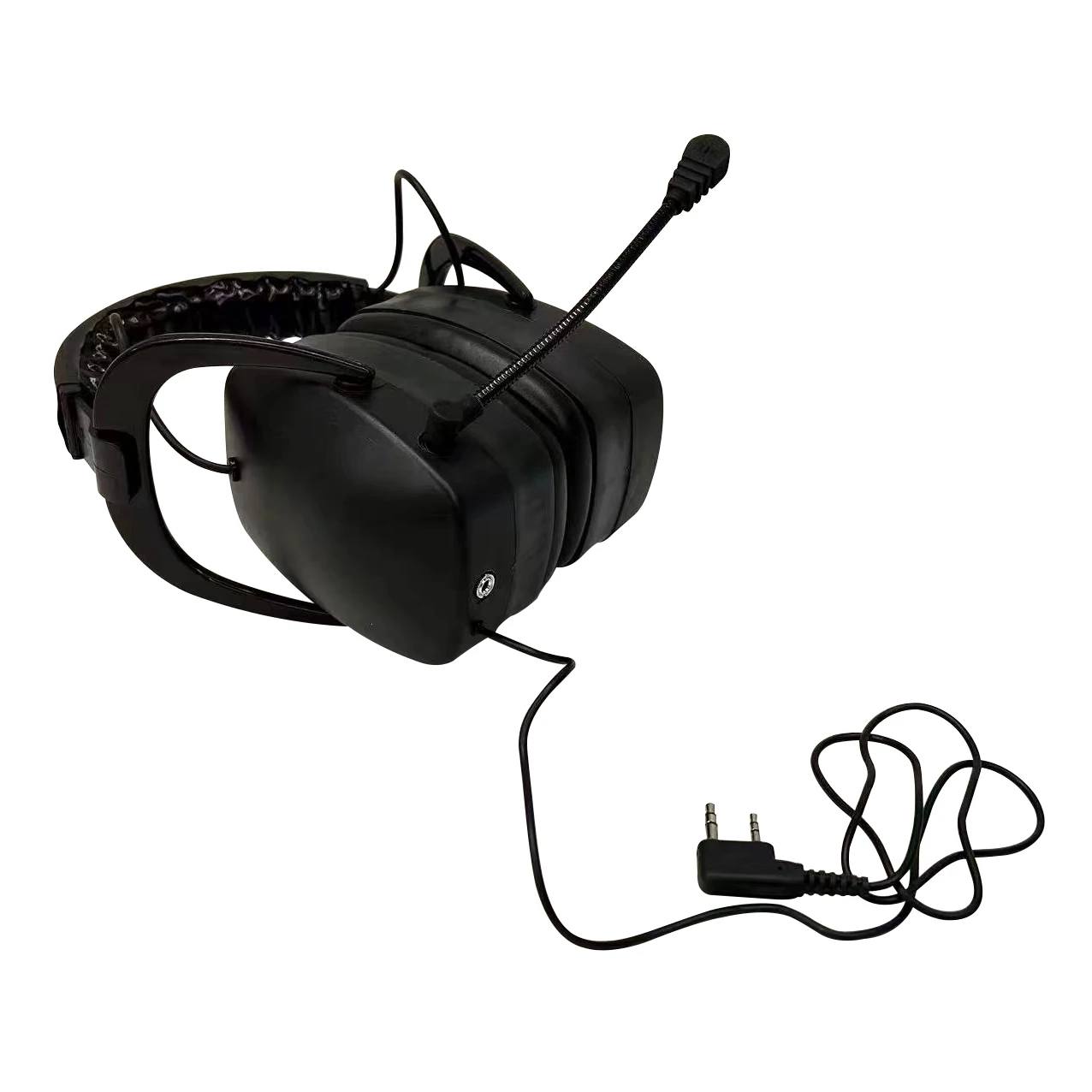 Professional Tactical Intercom Headphone with Protective Earmuffs Electronic Ear Protection for Hearing