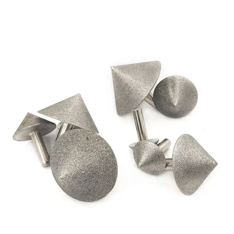 1Pc 90 Degree Diamond Chamfer Grinding Bit Jade Glass Stone Bracelet Polishing Carving DIY Jewelry Craft Tools Supplies