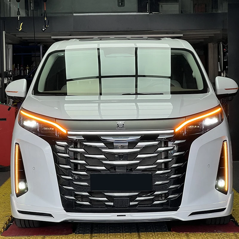 يصلح ل BYD M9 اثنين من أضواء النهار الجري الأضواء المتدفقة بدوره أضواء الإشارة 2PCS