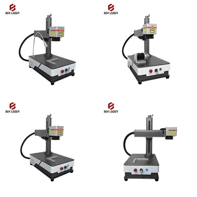 Beclaser Factory Priced Mini Portable Smart Fiber Engraving Machine 110x110mm 20W/30W EZCAD Control Autofocus