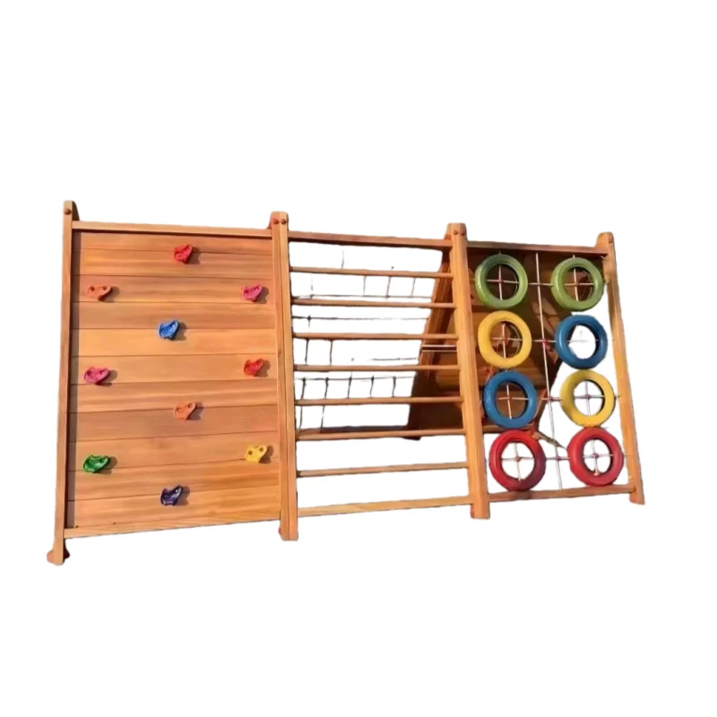 Premium  Climbing Frame Durable Customizable for Outdoor Family Backyard Kids Playground Amusement Parkpromote sales