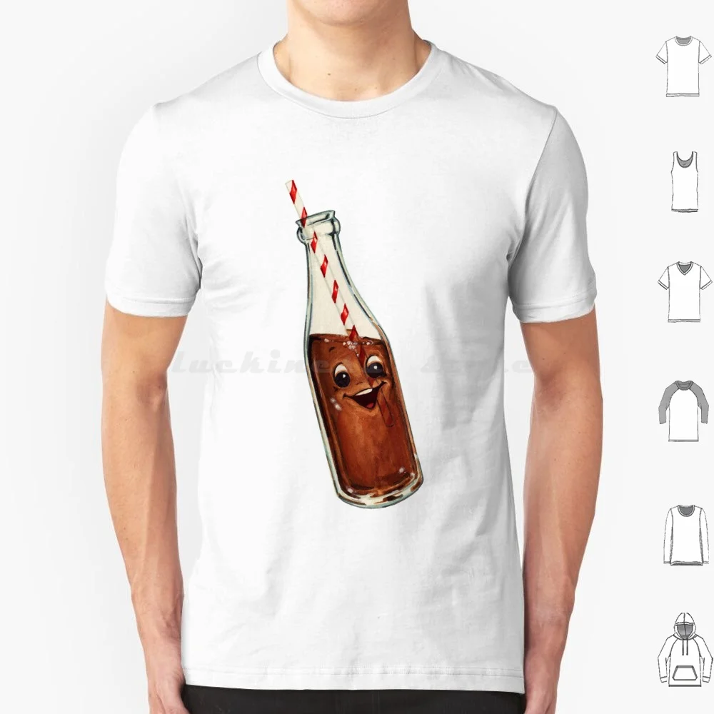 Camiseta de Soda talla grande 100% algodón Soda Pop lindo Retro Kitsch Kawaii