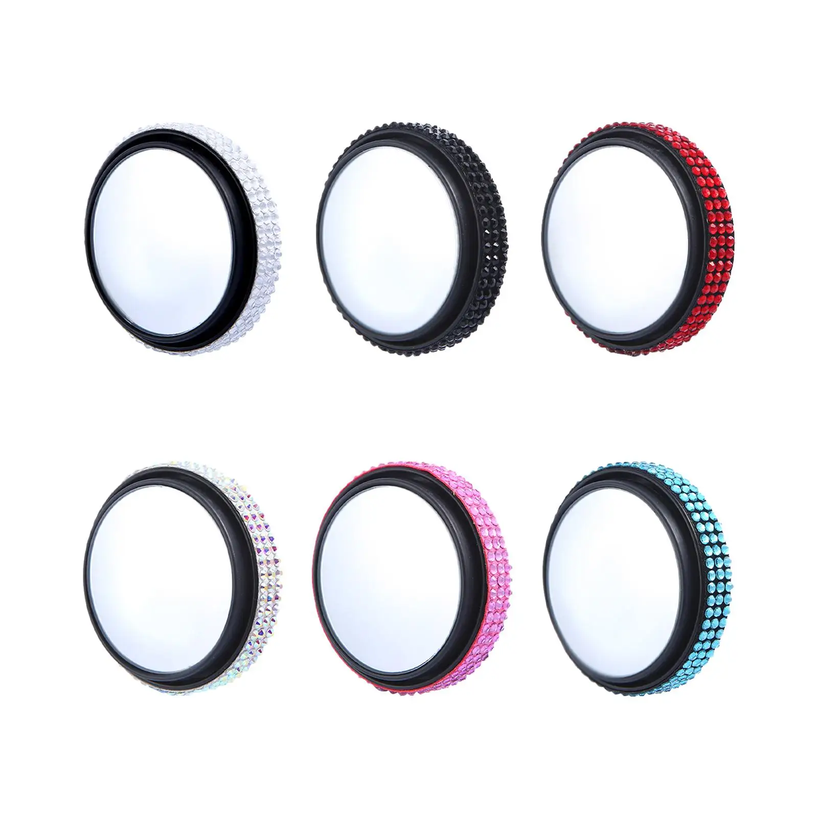 Car Blind Spot Mirror 360 Rotate Side Rear View Auxiliary Wide Angle Glass for Vehicles SUV Truck