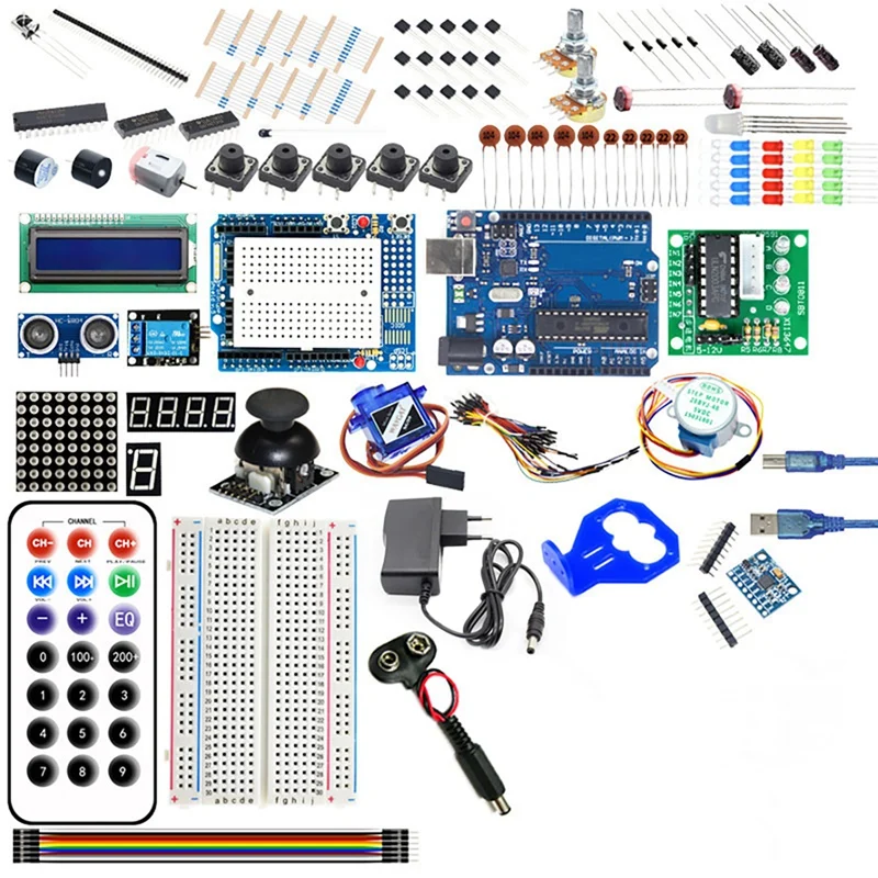 

Программируемый E-Learning DIY для стартового комплекта проекта UNO для Uno R3 1602, инструкция по перемычкам и CD с ЖК-дисплеем для UNO R3, штепсельная вилка европейского стандарта