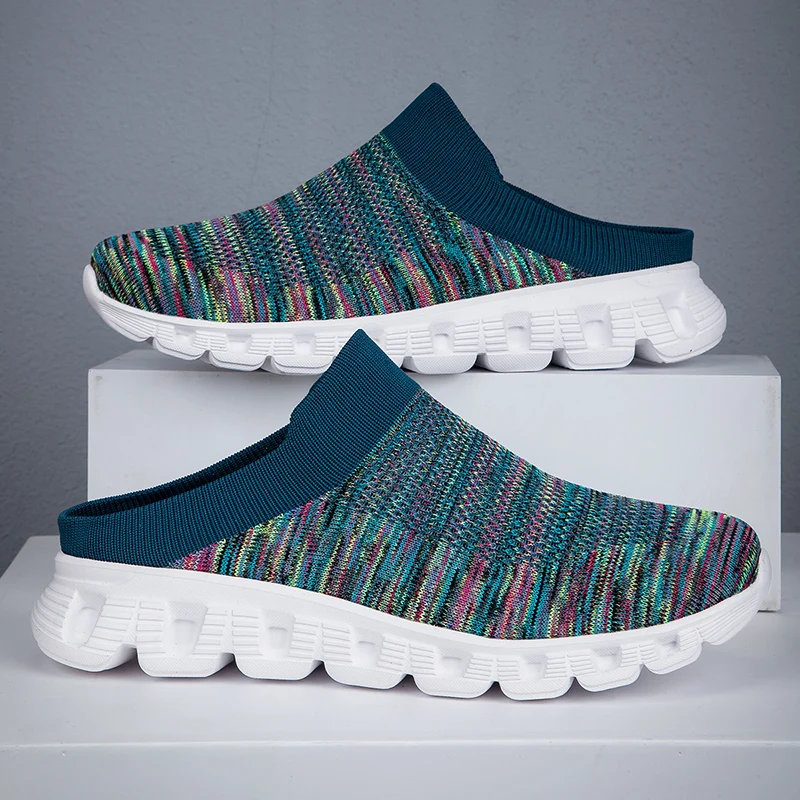 

Couples Walking Shoes Big Size 2025 Lightweight Breathable Flat Sneakers Lightwieght Casual Trendy Summer Slippers for Men Women