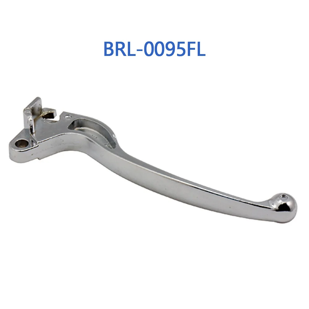 BRL-0095FL Polished Aluminum Scooter Brake Lever-Left For GY6 125cc 150cc Chinese Scooter Moped 152QMI 157QMJ Engine