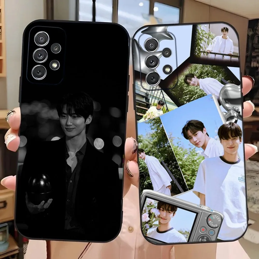 B-Byeon W-Woo Seok Phone Case For Samsung Galaxy A13,A21s,A22,A31,A32,A52,A53,A71,A80,A91 Soft Black Phone Cover