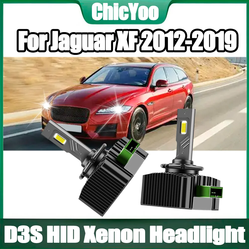 

2PCS Canbus No error Turbo Auto Lamps 120W 30000LM High Power HID Xenon Headlight 6000K Super White 12V For Jaguar XF 2012-2019
