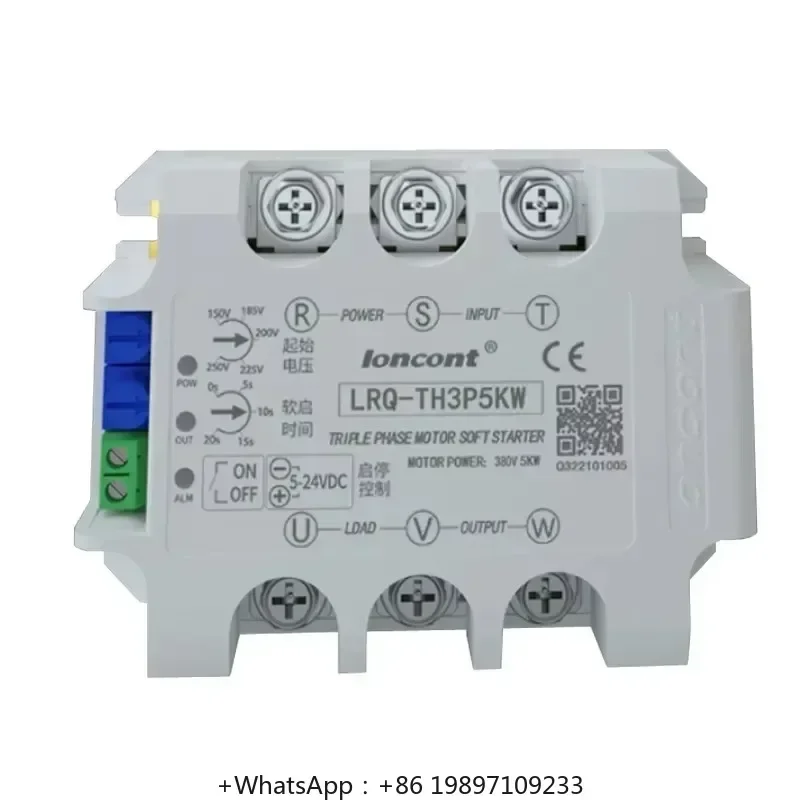 

3 Phase Motor Soft Starter Online Slow Start Module Solid State Relay Decompression And Step-Down Controller 5KW8KW15KW22KW