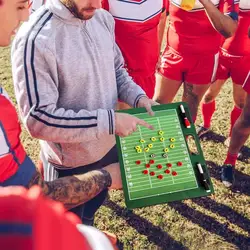 Sport Coaching Board Tactics Boards Long-Lasting Coaching Board Portable Coaching & Referee Marker Boards For Coaches Football