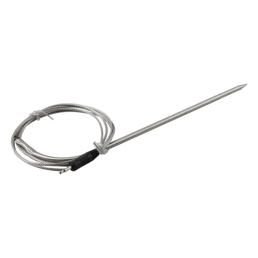 Stainless Steel Probe Sensor High Temperature Sensors BBQ Thermometer Probes Temperature Range 0-300 C Compatible With IBBQ-4T