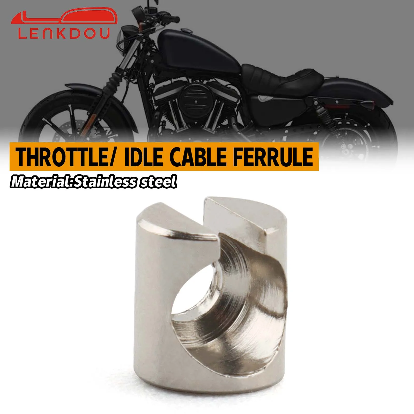 

Motorcycle Throttle Idle Cable Ferrule For Harley Touring Road King Sportster 883 1200 Dyna Low Rider Softail Fat Boy 1980-2017