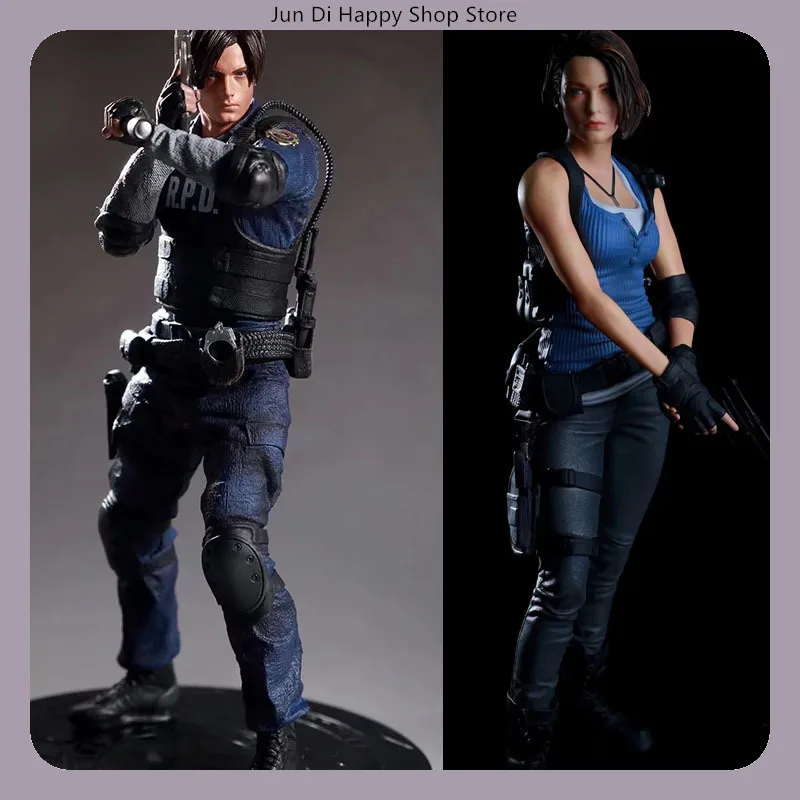 

1/6 Scale Jill & Leon Anime Figure Model Statue Collection Desktop Decoration Ornament Toy Gift for Fans