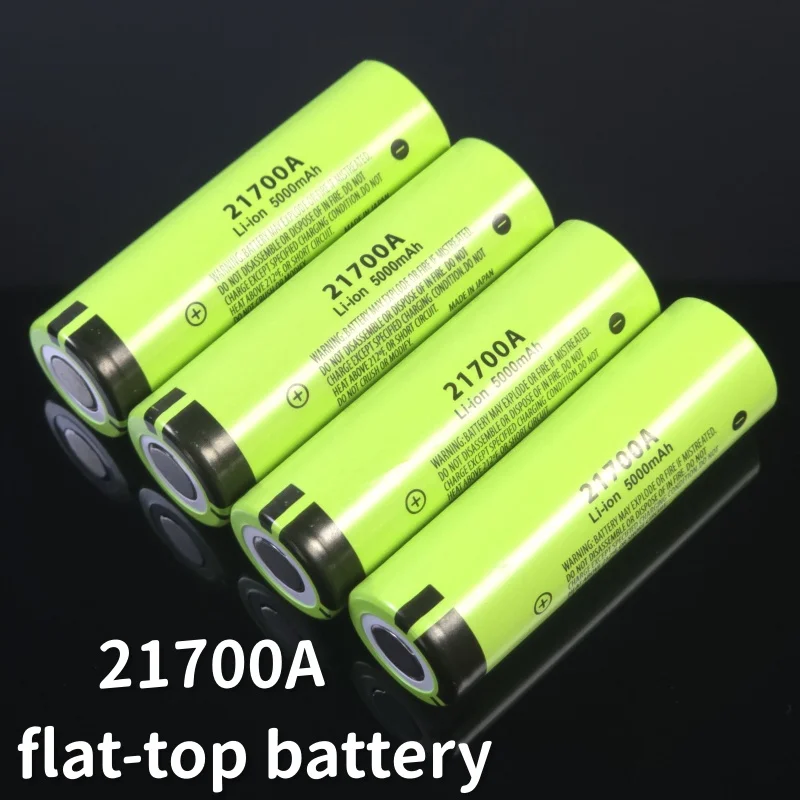 Nowa bateria litowo-jonowa 21700A 5000mAh 3.7V z możliwością ładowania, model 2026, niezawodna do monitorów i kamer. — zdjęcie produktu 5