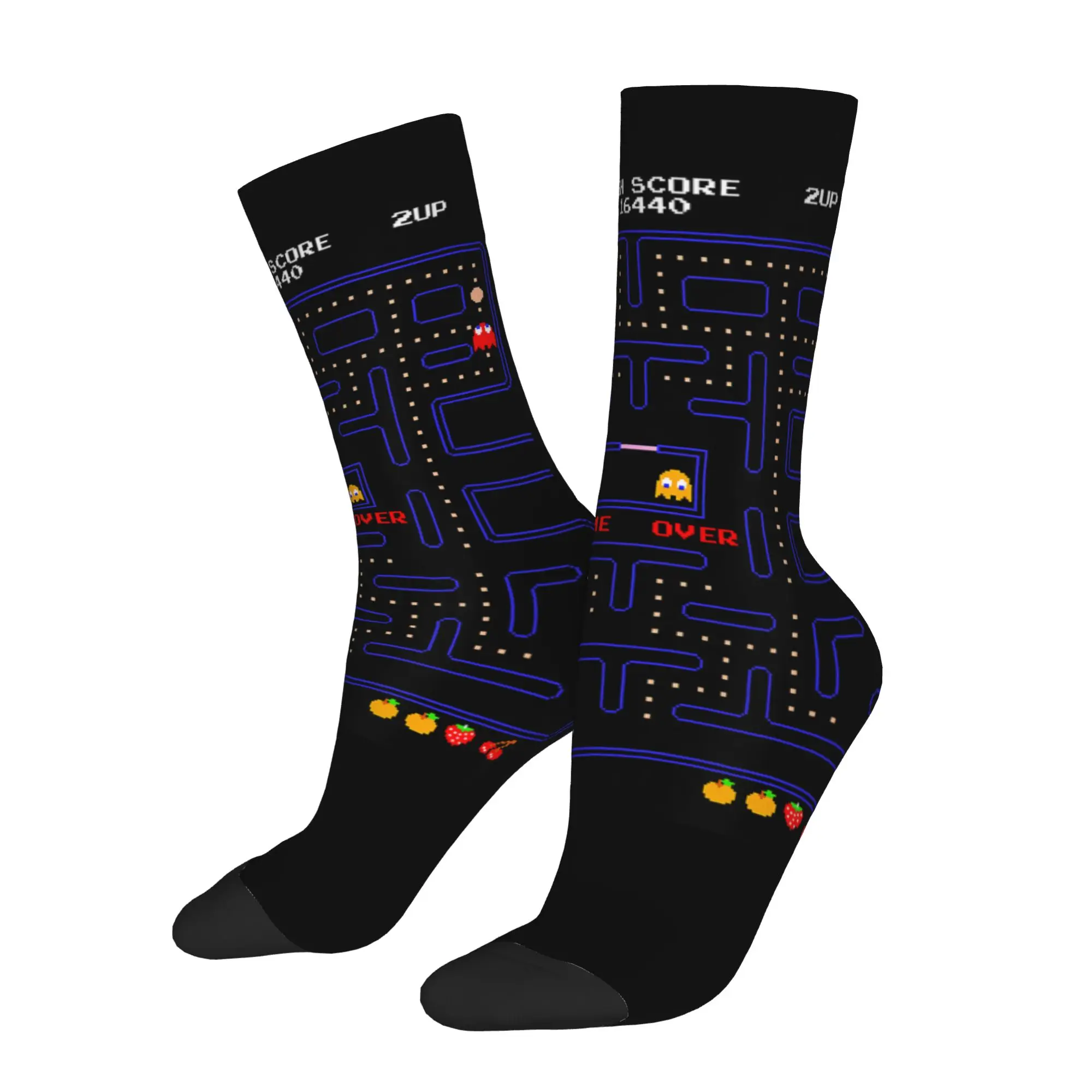 

Велосипедные носки Bandai PAC MAN13 Crazy, компрессионные носки для мужчин, унисекс, носки Crew Sock