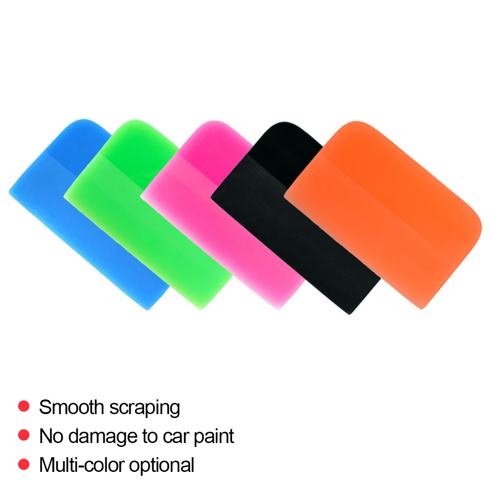 Car PPF Squeegee Anti-scratch TPU Coating Soft Scraper Film Vinyl Spatula Window Tinting Wrap Tools Glass Cleaning Water Wiper