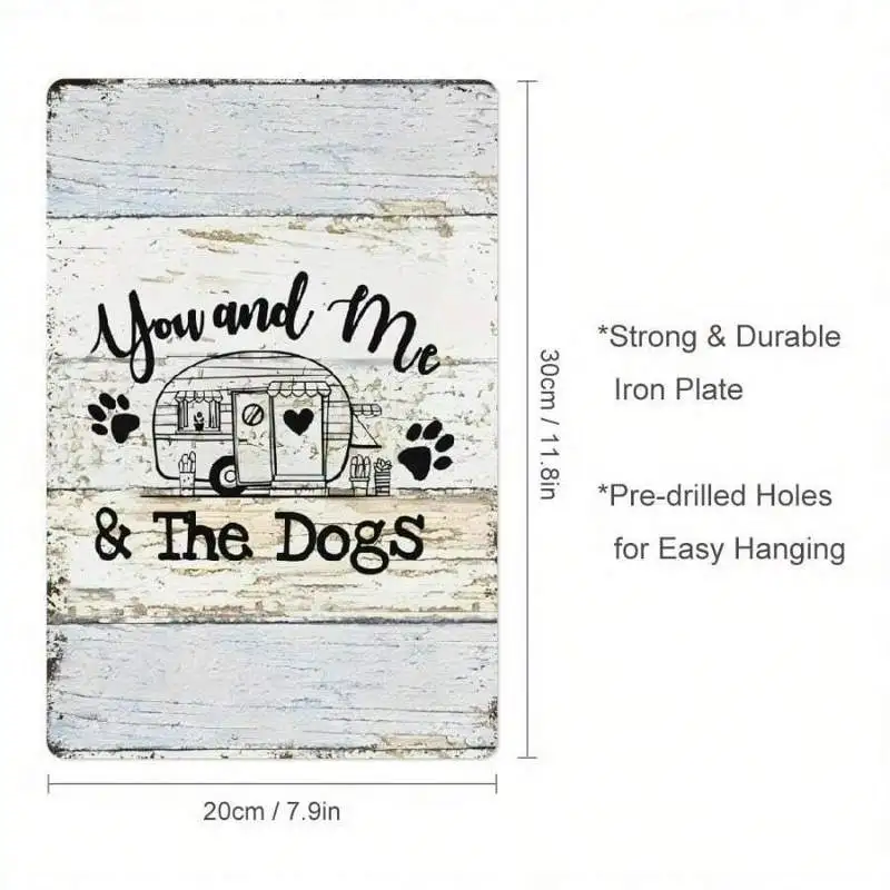 [1pc Rustic Metal Sign] 1pc Rustic Metal Tin Sign 