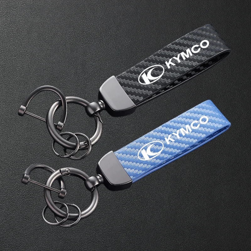 

Для KYMCO DownTown 125 200 300i 350i XCITING 250 300 350 400 500 мотоциклетный брелок из углеродного волокна с рисунком, металлический брелок