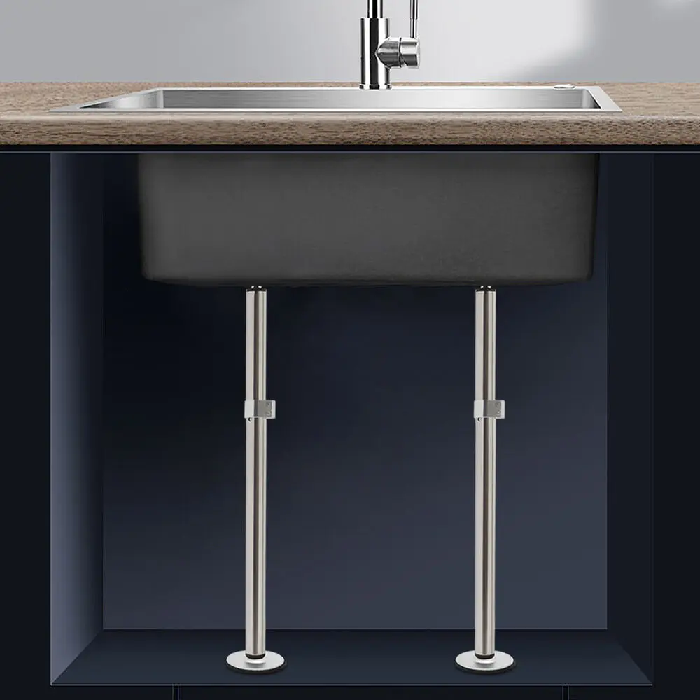 Undermount Sink Brackets Steel Adjustable Support Sink Legs Installation 40-68cm