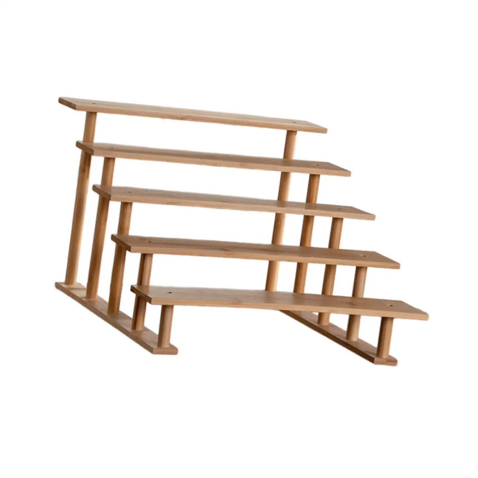 Riser Display Kayu Stand Display Riser untuk Kerajinan Tanaman Restoran