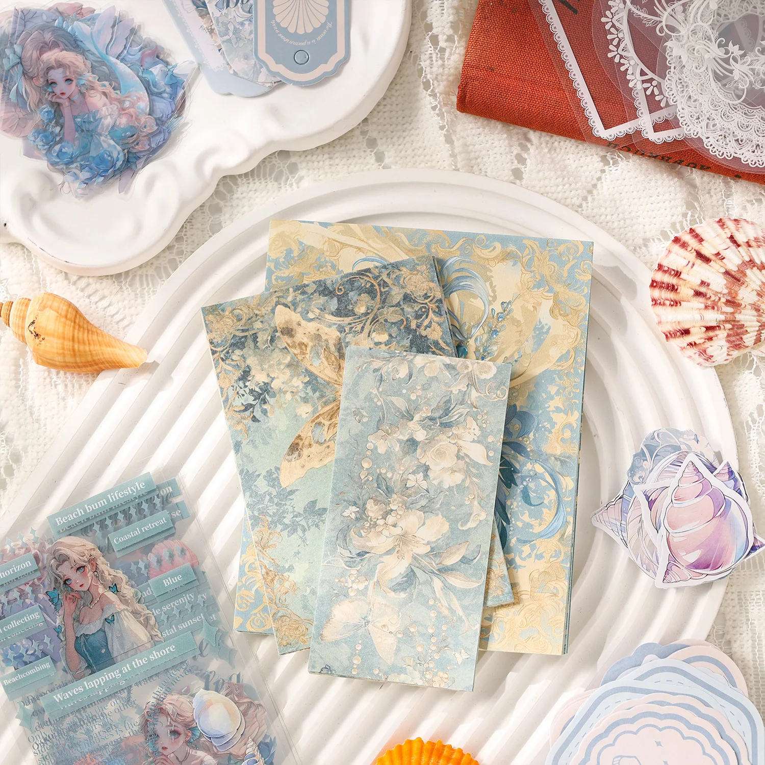 pacote-de-materiais-criativos-diy-para-scrapbooking-e-collage-renda-vintage-flores-bordas-decorativas-e-paisagens-para-diario-de-recortes