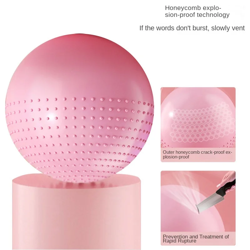 Thickened PVC Yoga Ball, Explosion-Proof, Sports, Home Gym, Baby, Pregnant, Midwifery