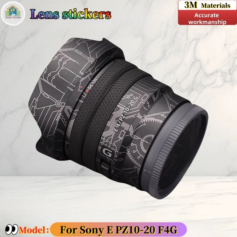 

For Sony E PZ10-20 F4G lens sticker, DIY skin, Precision tailoring wear-resistant protective film